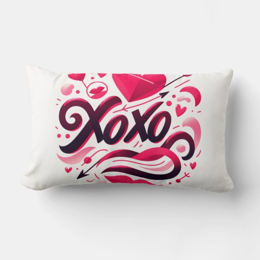 Cojín de amor XOXO ランバークッション (正面)