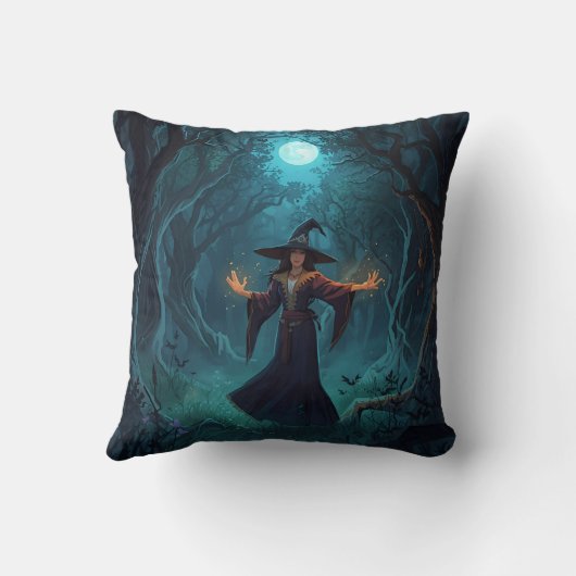 Cojin de decoración diseño bruja  クッション (裏面)