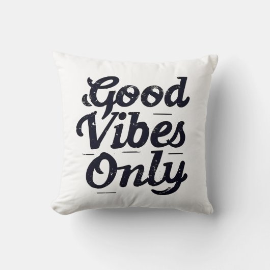 Cojín de decoración only good vibes クッション (正面)
