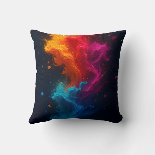 Cojin de fuego multicolor クッション (裏面)