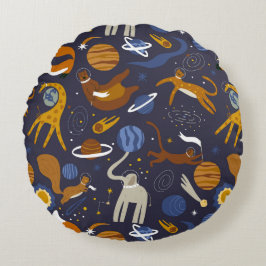 Cojín de la colección Animals Outer Space ラウンドクッション