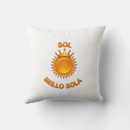 Cojín de Poliéster “Si Brillo Sola” – Suavidad y E クッション (裏面)
