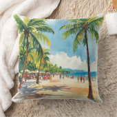 Cojin decoration tropical house クッション (ブランケット)