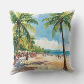 Cojin decoration tropical house クッション (裏面)