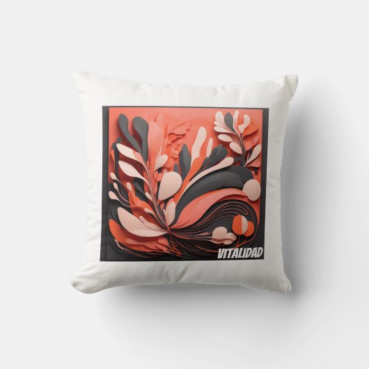 Cojín Decorativo Arte Tropical Vivo クッション (正面)