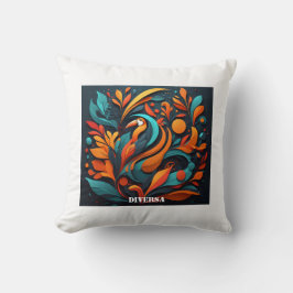 Cojín Decorativo con Arte Simbólico Biodiversidad クッション