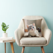 Cojín decorativo con diseño de gato クッション (椅子)