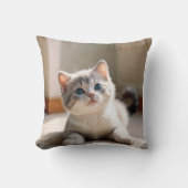 Cojín decorativo con diseño de gato クッション (正面)