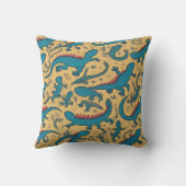 Cojín Decorativo con Diseño de Lagartijas クッション (裏面)