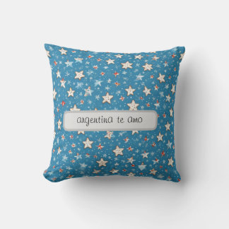 "Cojín Decorativo con Orgullo Argentino. クッション