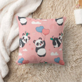 Cojín decorativo con pandas クッション (ブランケット)