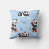 Cojín decorativo con pandas クッション (裏面)