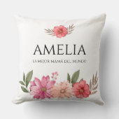 Cojín decorativo "La mejor mamá del mundo" クッション (正面)