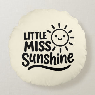 Cojín decorativo – Little Miss Sunshine ラウンドクッション