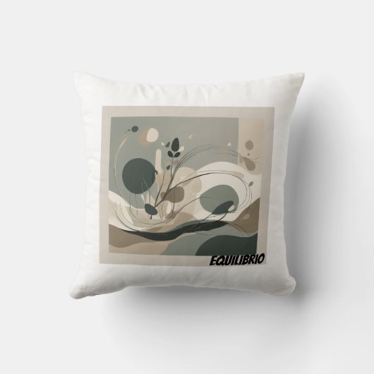 Cojín Decorativo Minimal Equilibrio クッション (裏面)