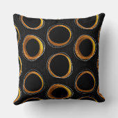 Cojín Decorativo Solar Eclipse Mid-Century Modern  クッション (裏面)