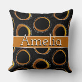 Cojín Decorativo Solar Eclipse Mid-Century Modern  クッション (正面)