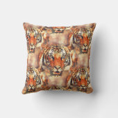 Cojín decorativo tigres a la acuarela クッション (裏面)