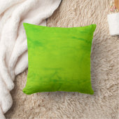 Cojín Decorativo Verde Lima con Textura - Acuarela クッション (ブランケット)