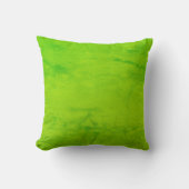 Cojín Decorativo Verde Lima con Textura - Acuarela クッション (正面)