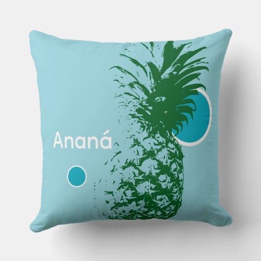Cojín diseño piña colores クッション (裏面)
