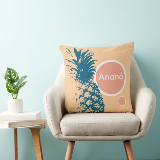 Cojín diseño piña colores クッション (椅子)