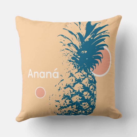Cojín diseño piña colores クッション (裏面)