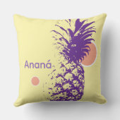 Cojín diseño piña colores クッション (裏面)