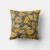 Cojín estampado mariposa monarca  クッション (裏面)
