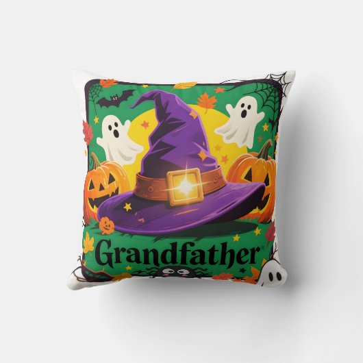 Cojín Estilo Halloween para Abuelo クッション (裏面)