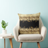 Cojín EXCLUSIVO - LUJO DORADO NEGRO クッション (椅子)