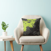 Cojín Follaje Verde Lime and Gray クッション (椅子)