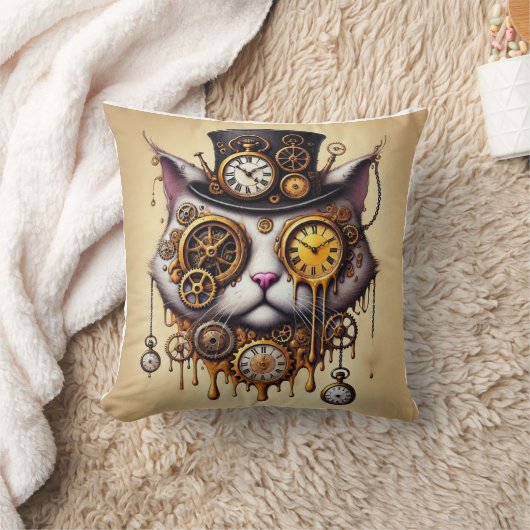 Cojín  Gatita Steampunk クッション (ブランケット)