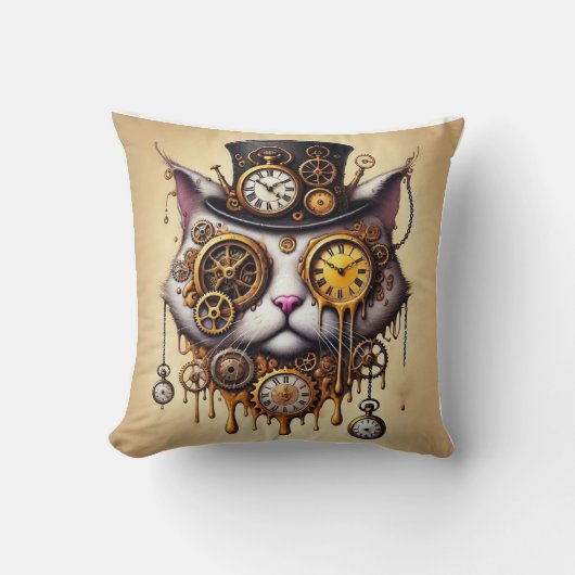 Cojín Gatita Steampunk クッション (正面)