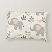 Cojín infantil con elefantes - Cojín decorativo アクセントクッション (裏面)