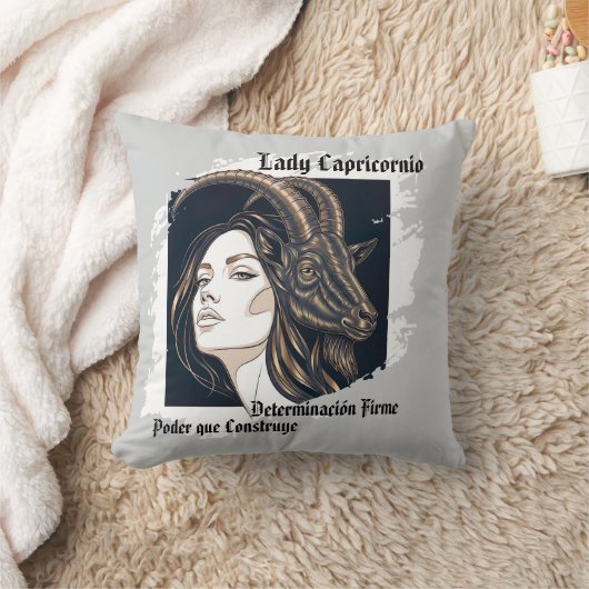 Cojín Lady Capricornio クッション (ブランケット)