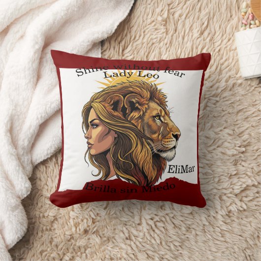 Cojín Lady Leo – Shine Without Fear クッション (ブランケット)