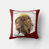 Cojín Lady Leo – Shine Without Fear クッション (裏面)