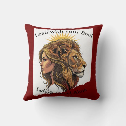 Cojín Lady Leo – Shine Without Fear クッション (裏面)