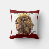 Cojín Lady Leo – Shine Without Fear クッション (正面)