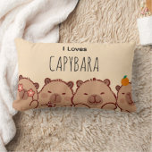 Cojín lumbar de Capibaras tiernos ランバークッション (ブランケット)