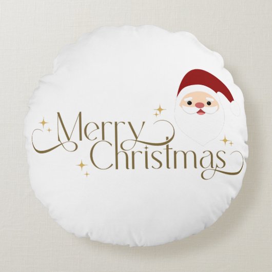 Cojín navideño papa noel ラウンドクッション (正面)