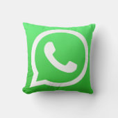 Cojin para decoraracion, Whatsapp クッション (正面)