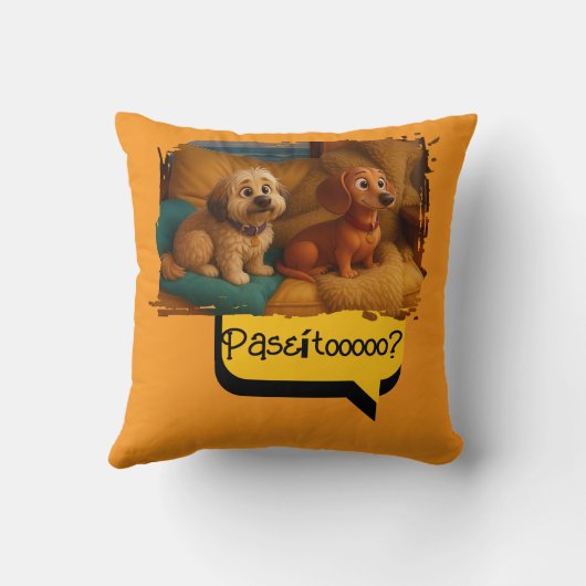 Cojín Perritas Hermanas Aventureras クッション (裏面)