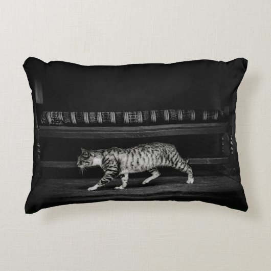Cojín personalizado con fotografía de gato アクセントクッション (正面)