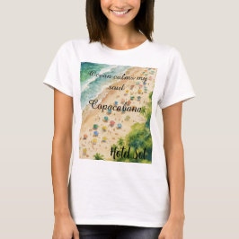 Cojín Playero Personalizable Copacabana Hotel Sol Tシャツ