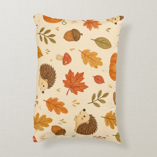 Cojín rectangular con estampado de otoño アクセントクッション (裏面(縦))