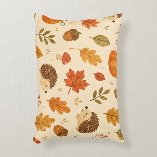 Cojín rectangular con estampado de otoño アクセントクッション (正面(垂直))