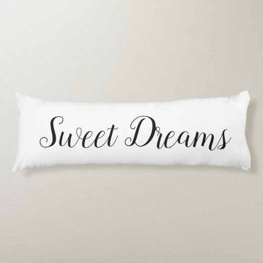 Cojin rectangular con Frase Sweet Dreams ボディピロー (正面)