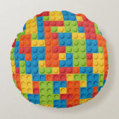 Cojín redondo (16") personalizado, Poliéster peina ラウンドクッション (正面)